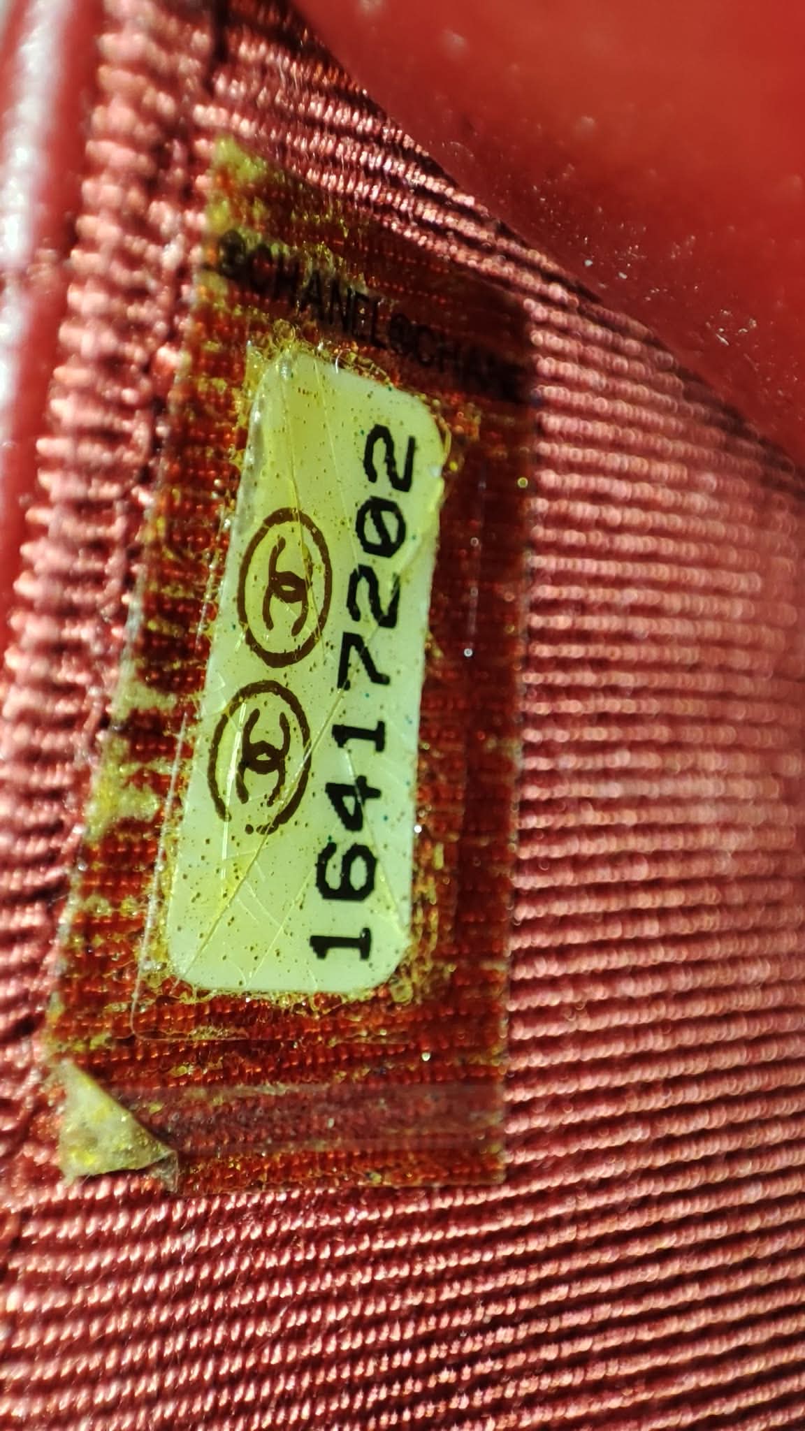 Chanel Wallet on Chain Red Lambskin Series 16