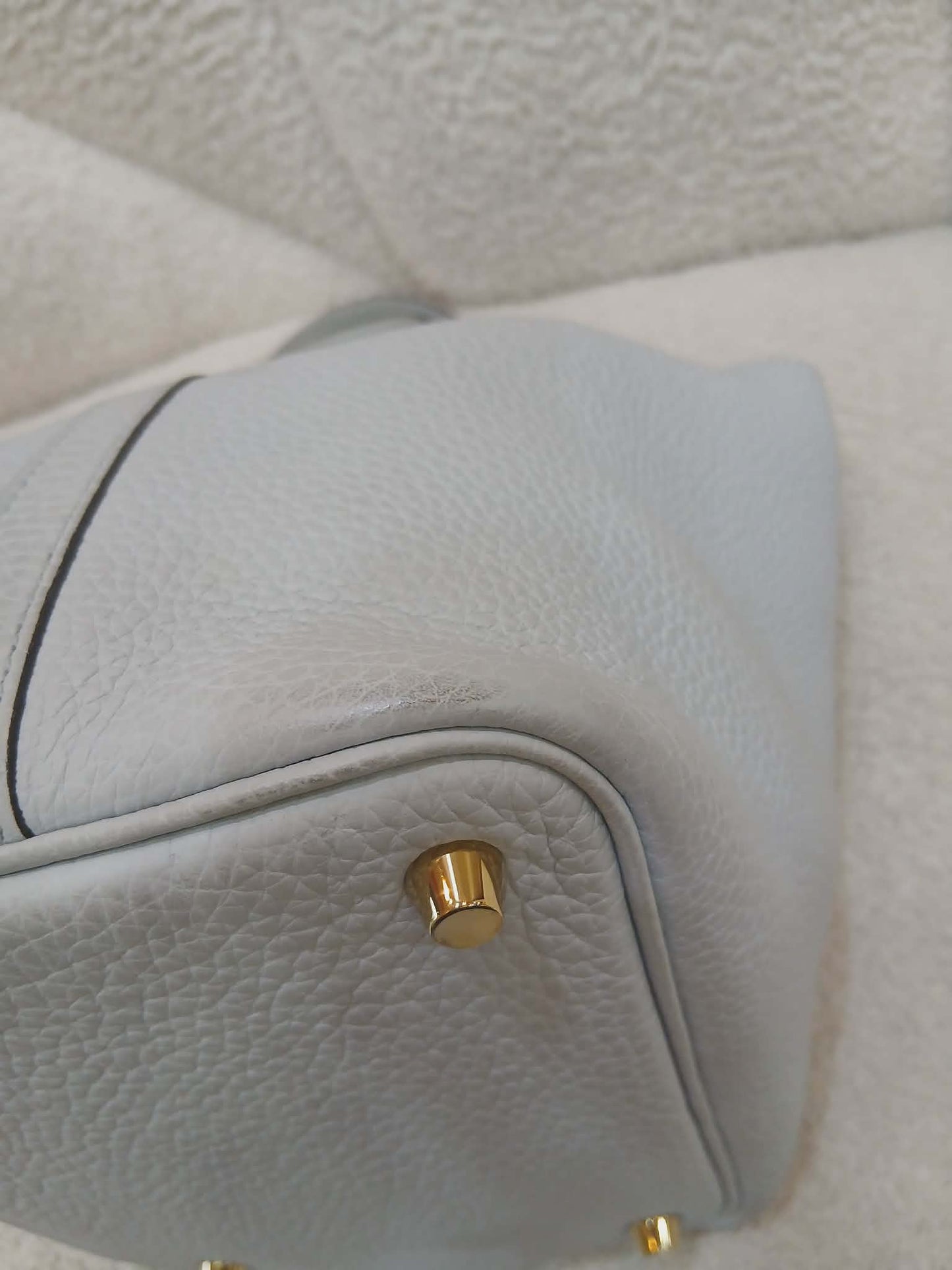 Hermes Picotin 18 Bleu Glacier Clemence Stamp Z 2021