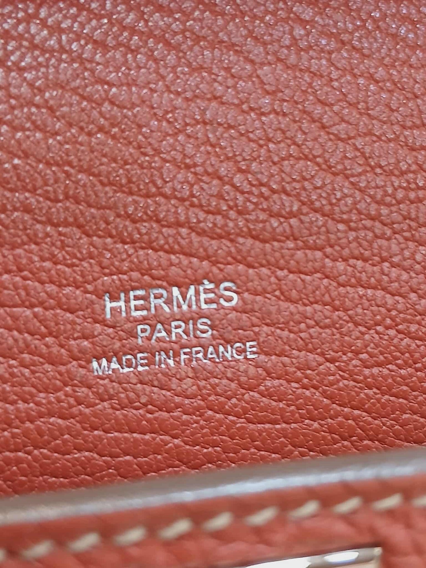 Hermes Jypserie 28 Clemence Rouge Venetian Stamp  P 2012