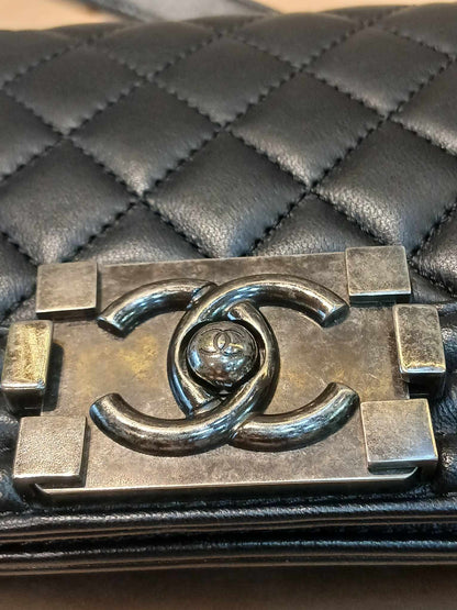 Chanel Leboy Lambskin Small Black Series 23