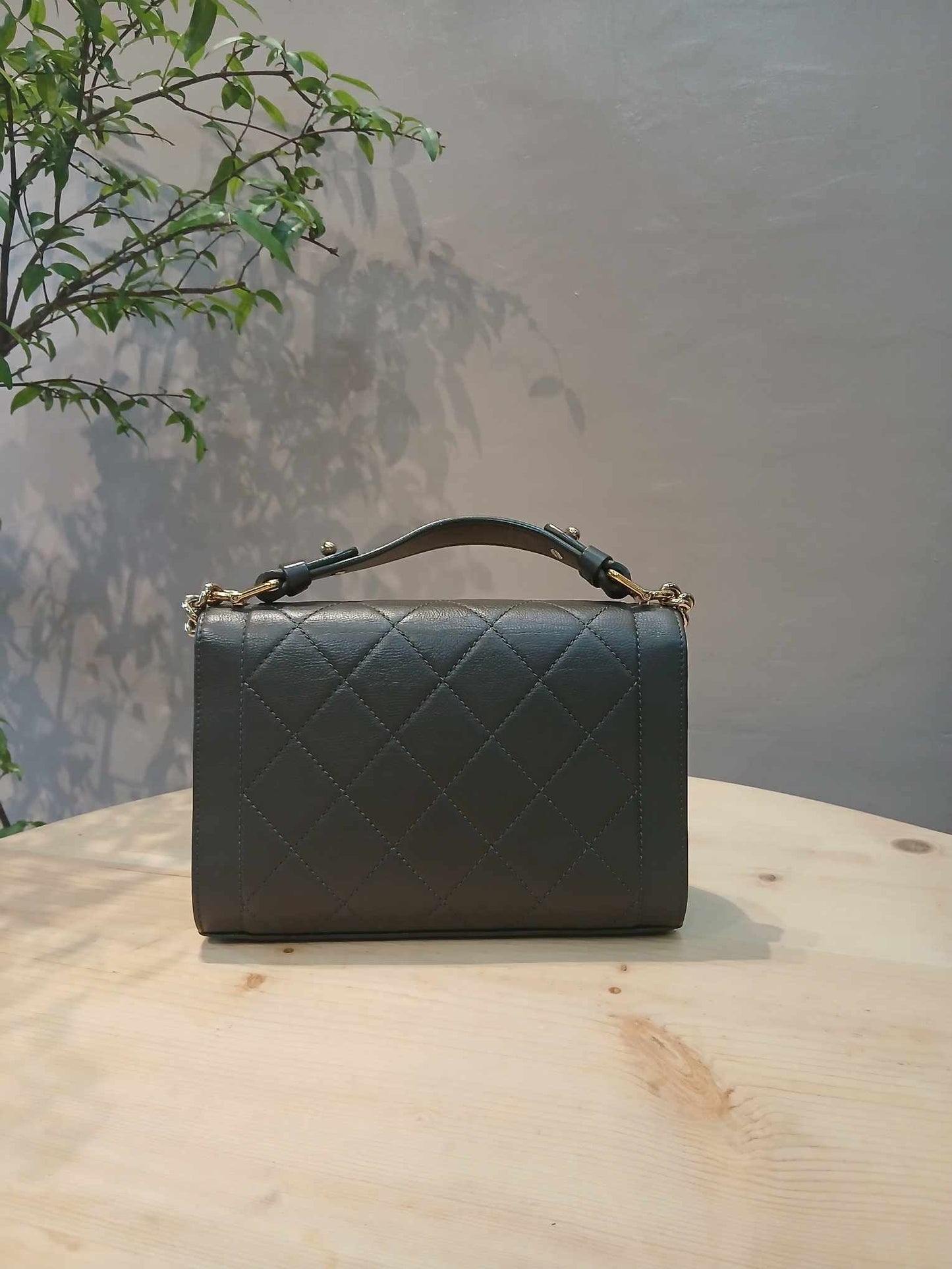Chanel Label Click Small Quilted Calfskin Series 23