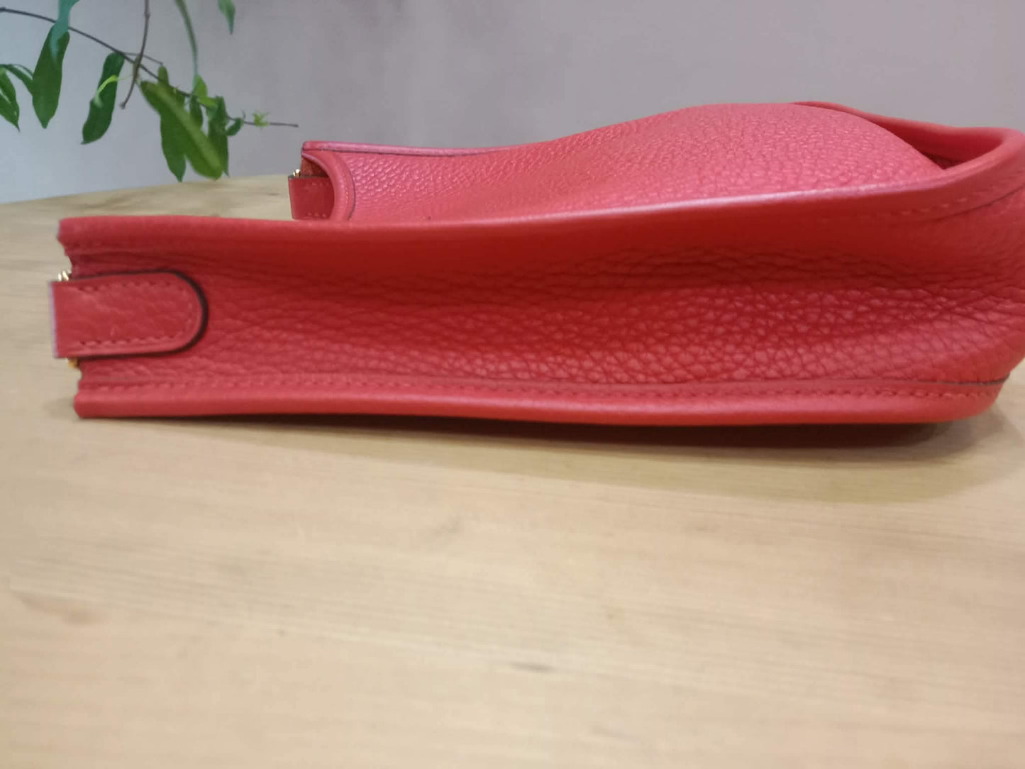 Hermes MIni Evelyne Orange Clemence Stamp Y 2020