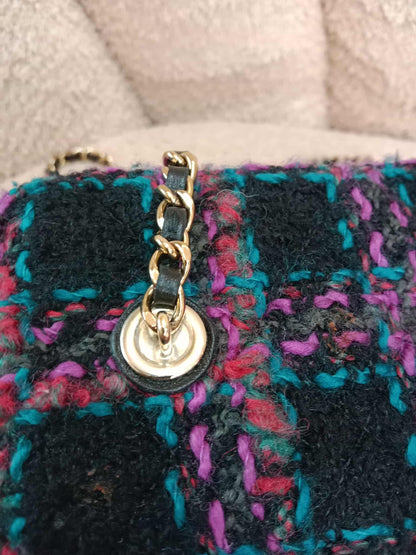 Chanel Tweed Vanity Multicolor Microchipped