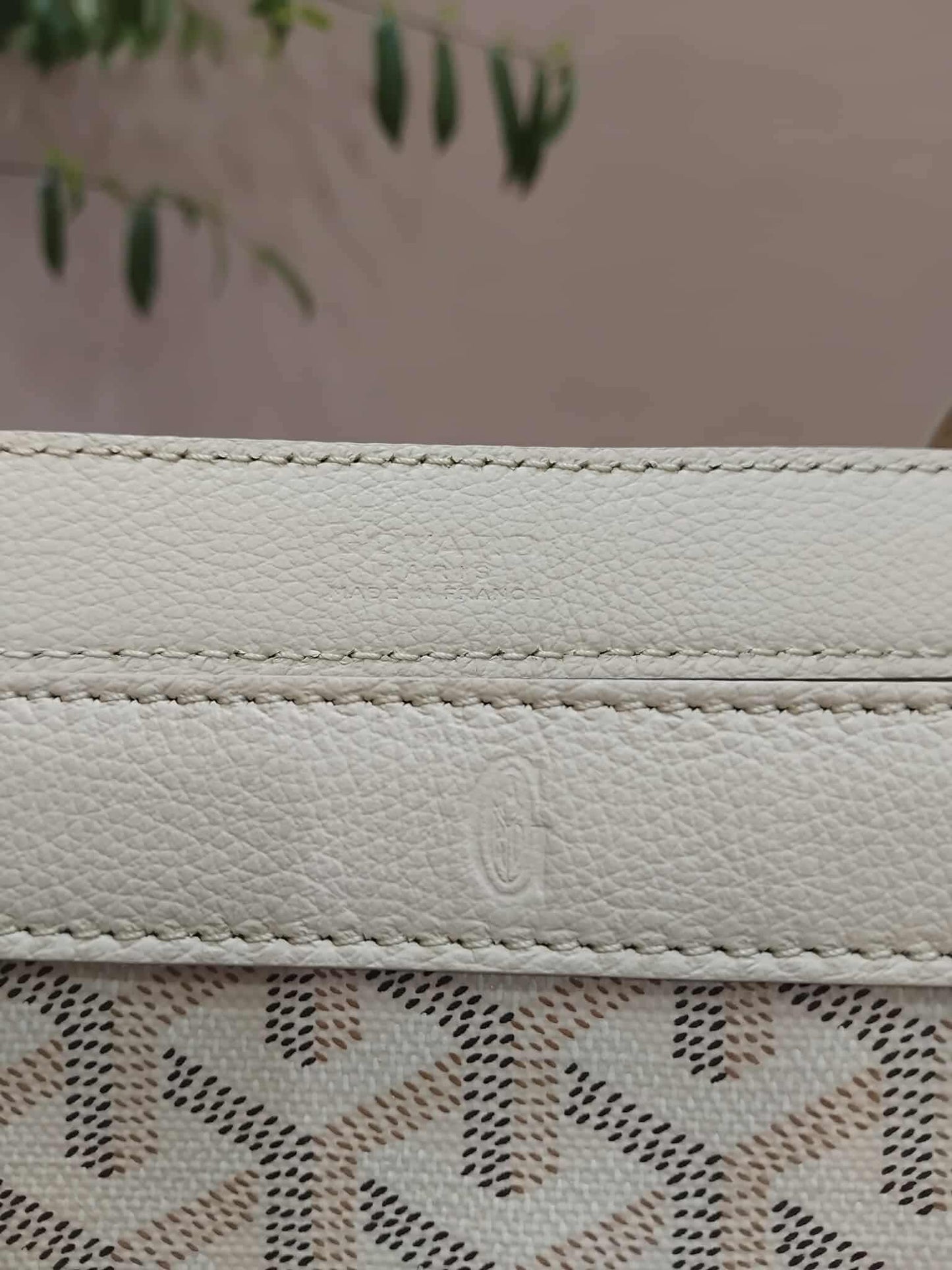 Goyard Bellechasse Biaude White PM