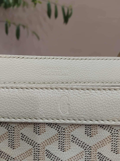 Goyard Bellechasse Biaude White PM