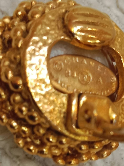 Chanel Vintage Gold-Tone Earrings 94P Collection