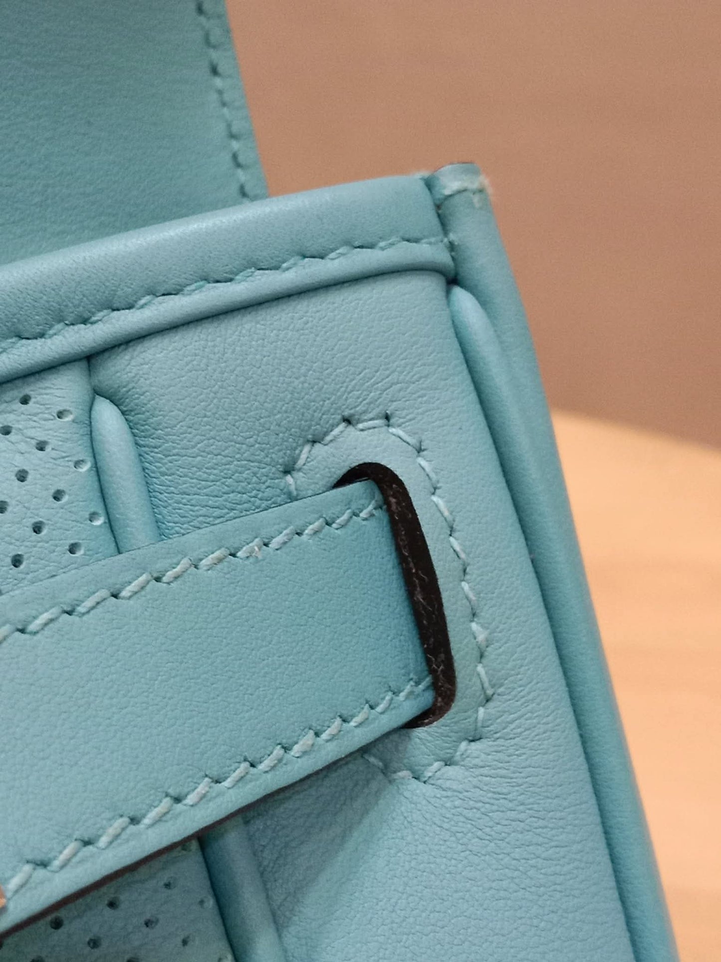 Hermes Berlin Mini Bleu Atoll Swift Stamp T 2015