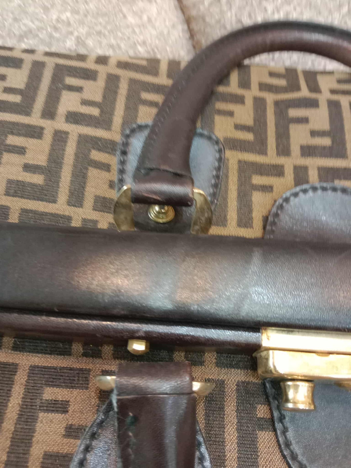 Fendi Boston Bag Brown