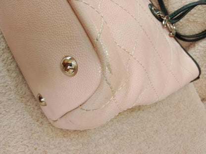 Chanel Shopping Fever Tote Bicolor Pink/Black Caviar Series 19