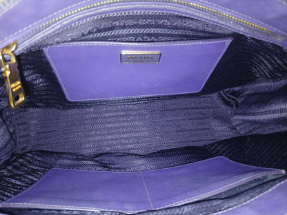 Prada Galleria Saffiano Purple Bag