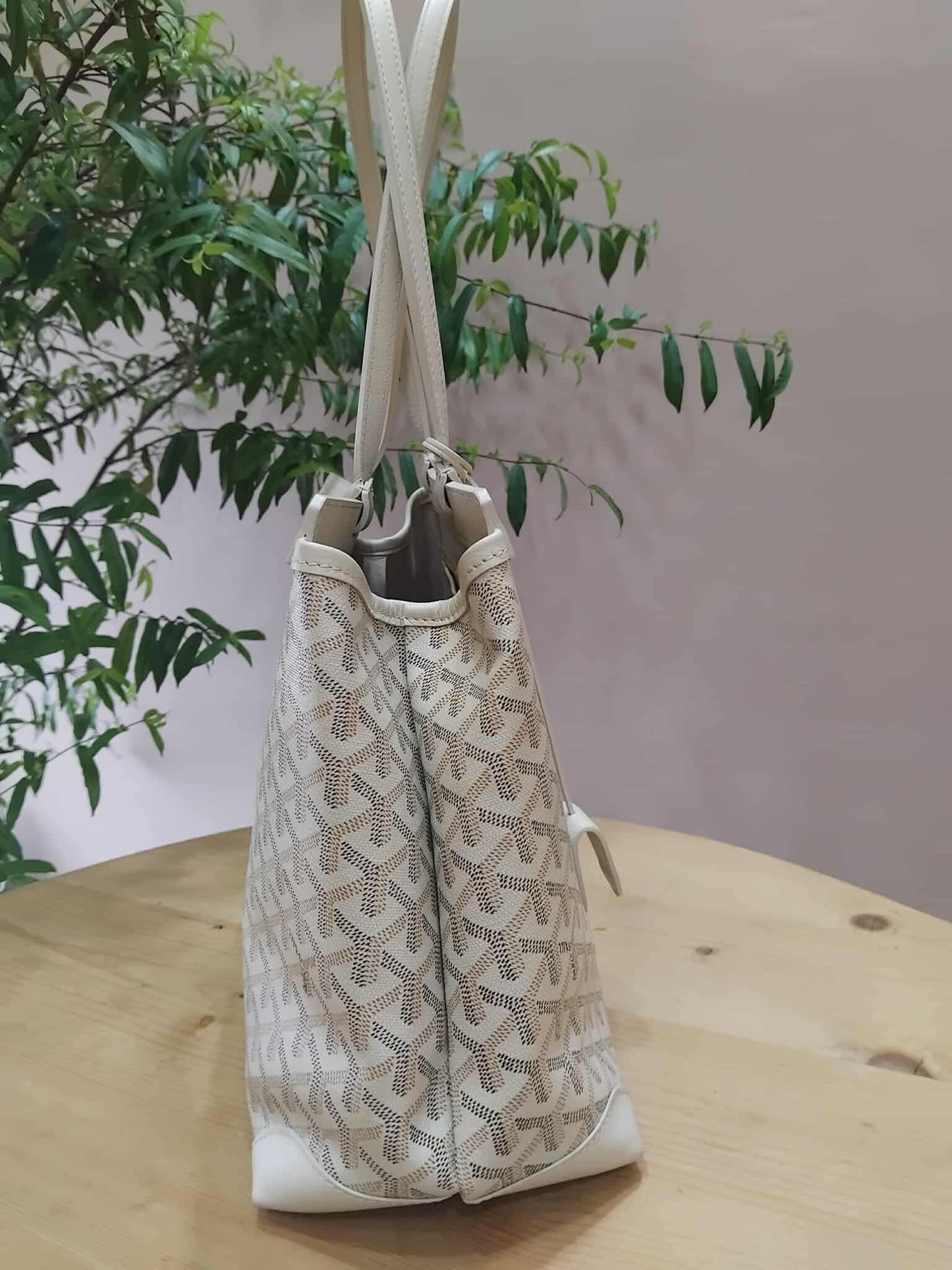 Goyard Bellechasse Biaude White PM