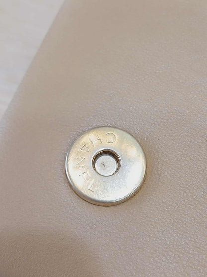 Chanel Diamond CC Chain Brown Caramel Lambskin Flap Bag Series 18