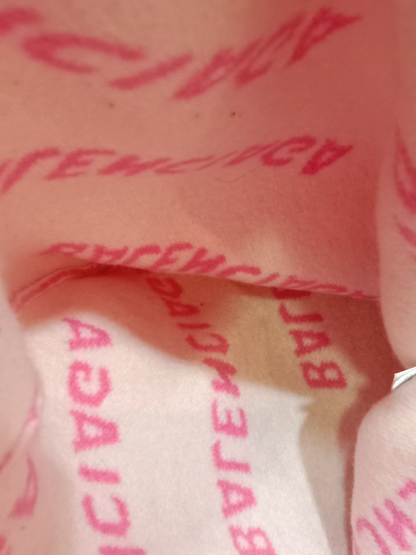 Balenciaga Wool Sweater Pink Size Small