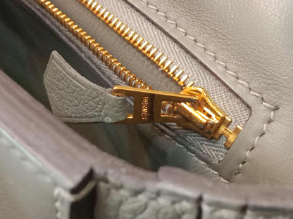 Hermes Mini 24/24 Gris Meyer Evercolor Stamp U 2022