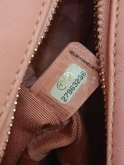 Chanel Gabrielle Hobo Bag Large Pink Series 27