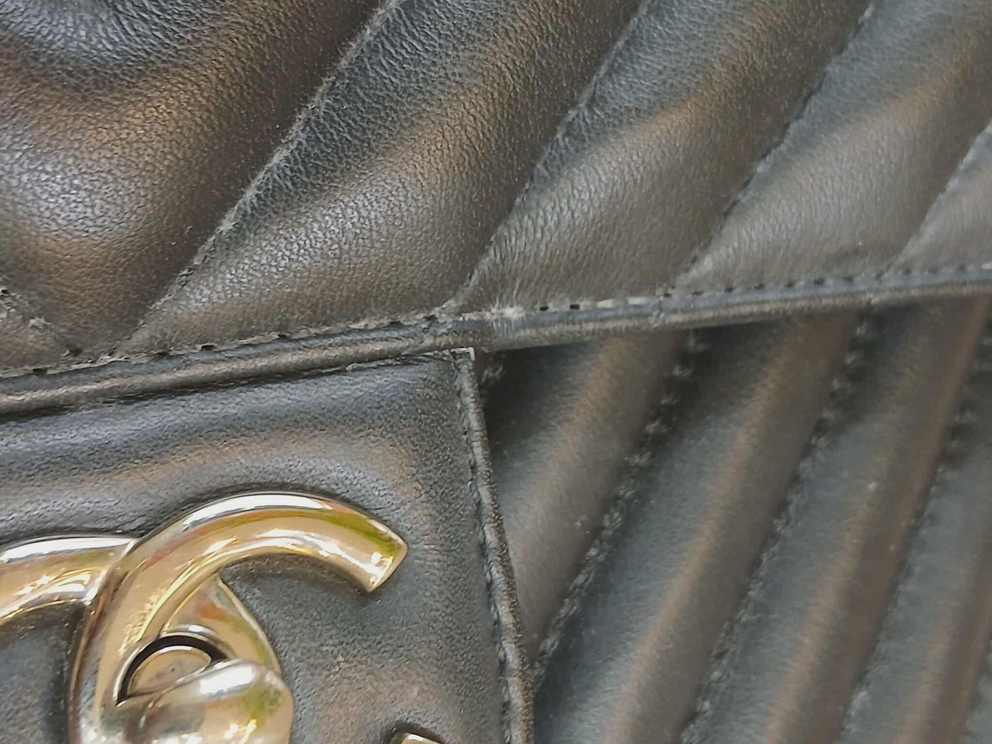 Chane Urban Spirit Backpack Chevron Lambskin Black Series 22