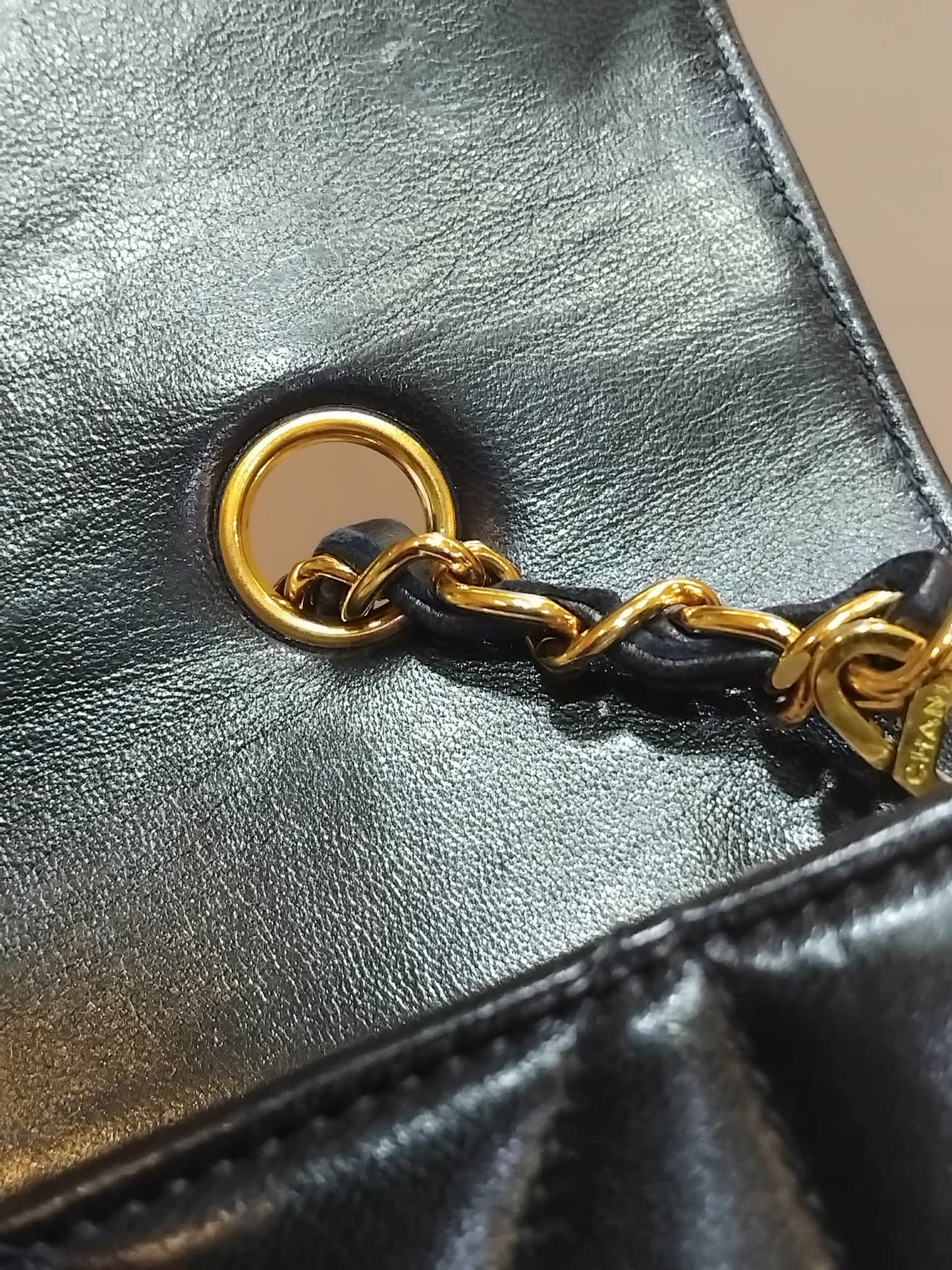Chanel Diana Flap Bag Lambskin Black Series 3
