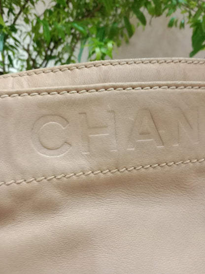 Chanel LAX Accordion Beige Lambskin Series 8