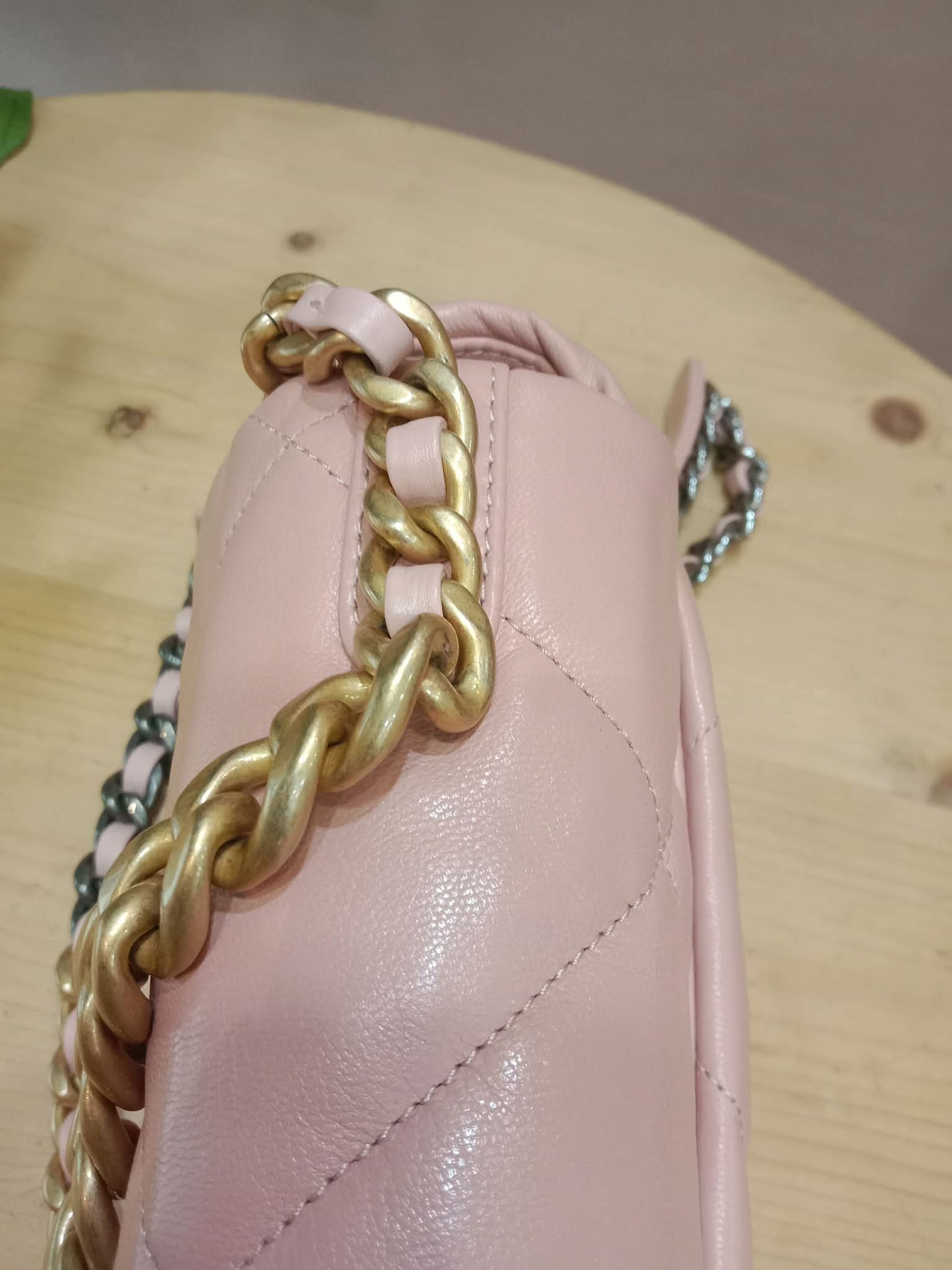 Chanel 19 Lambskin Light Pink Small Series 29