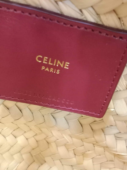 Celine Triomphe Panier Basket Purple Bag