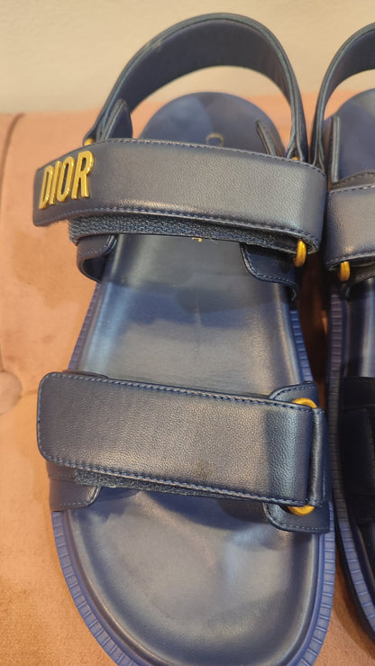 Dior Dioract Blue Royal Lambskin Size 38