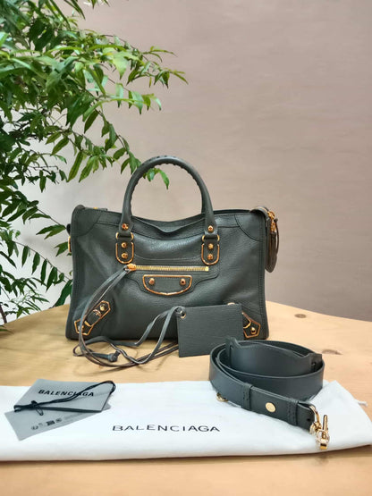 Balenciaga City Bag Gris Acier