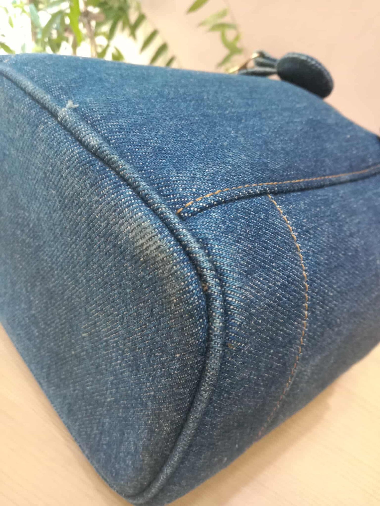 Chanel Denim Vanity Gold-Tone Hardware and the Signature Interlocking CC Logo Series 4