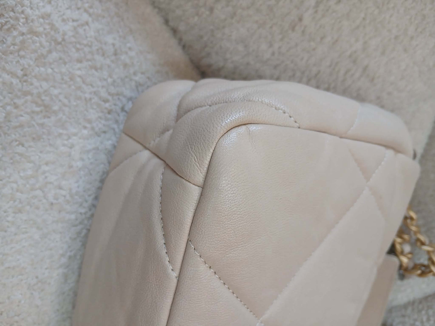 Chanel 19 Beige Lambskin Small Series 30