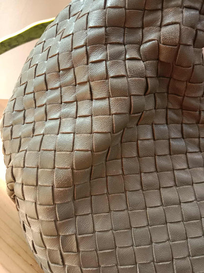 Bottega Veneta Belly Hobo Bag Gray