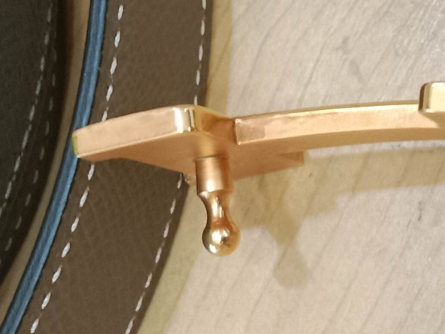 Hermes Mini Constance Reversible Belt Etoupe Stamp Z 2021