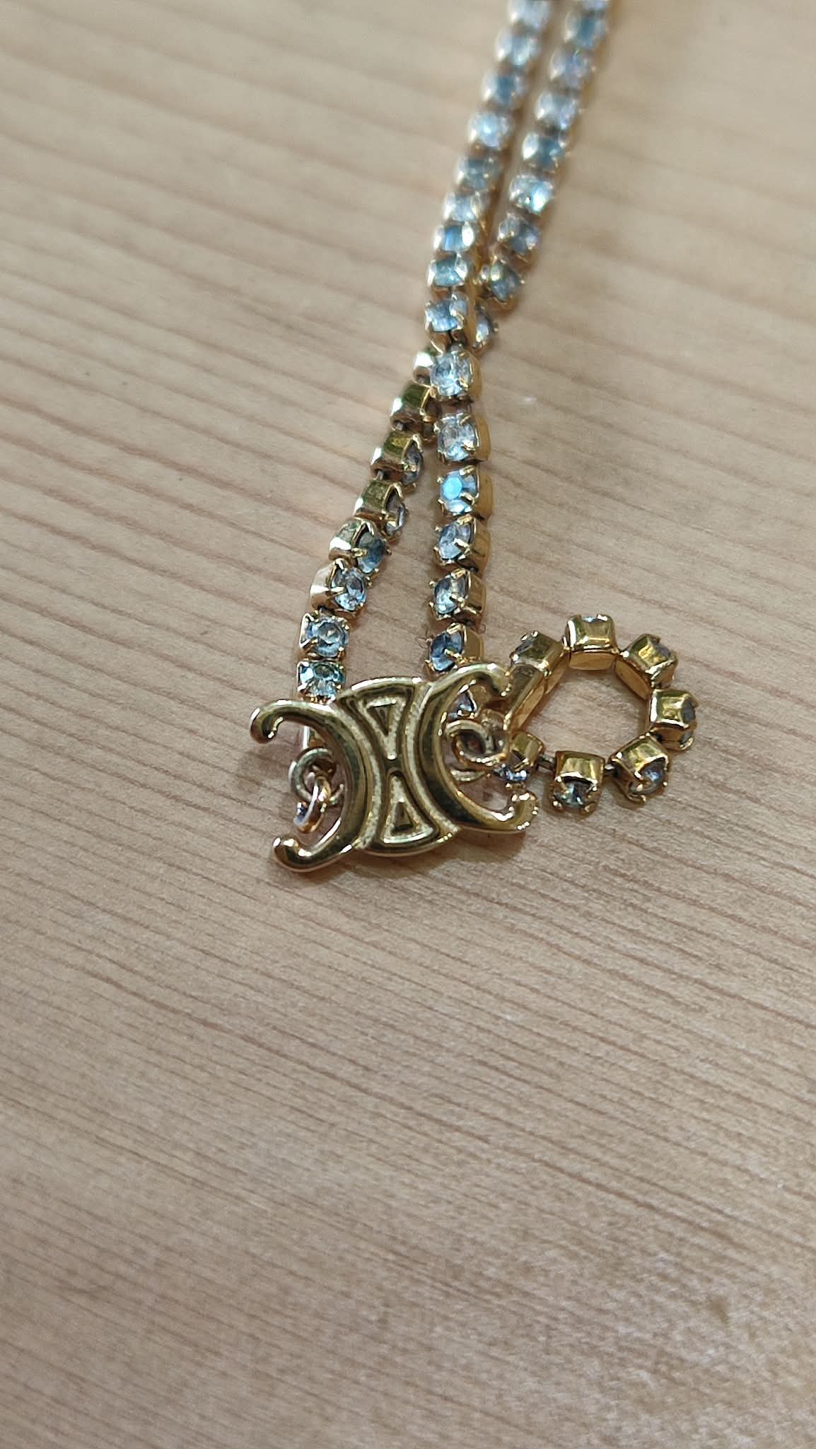 Celine Vintage Gold Necklace