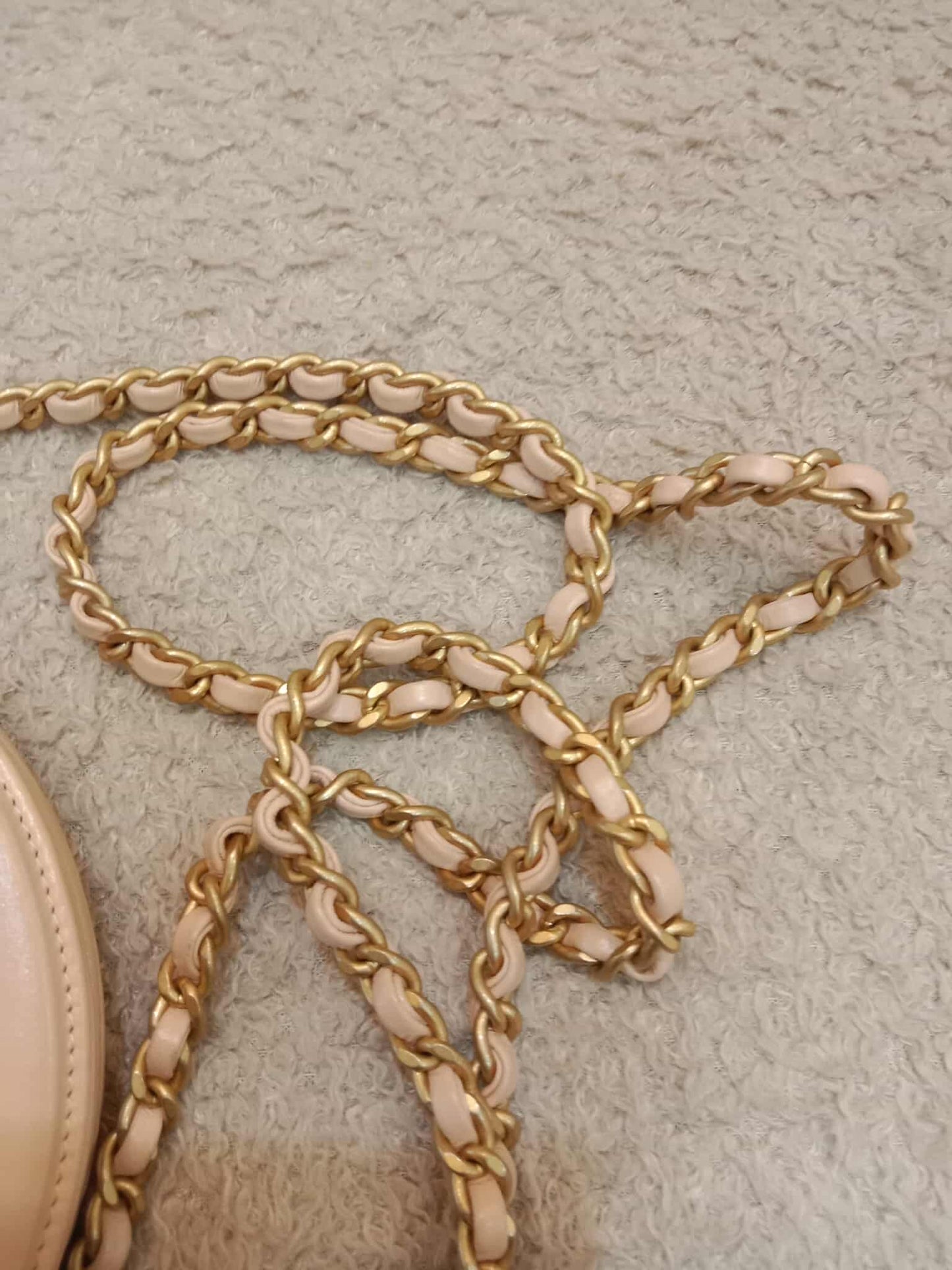 Chanel Kelly Nano Bag Beige Microchipped Fullset