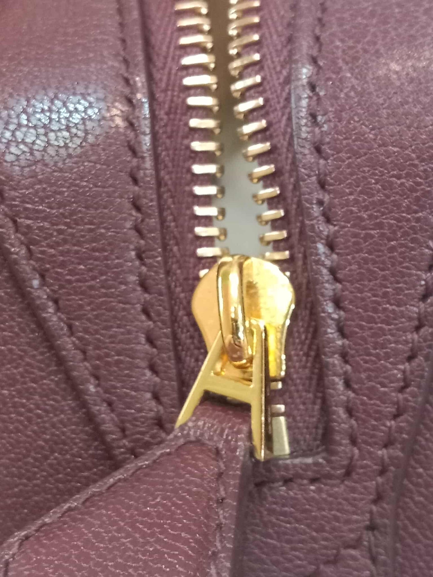 Alaia Le Teckel Suede Bag Burgundy