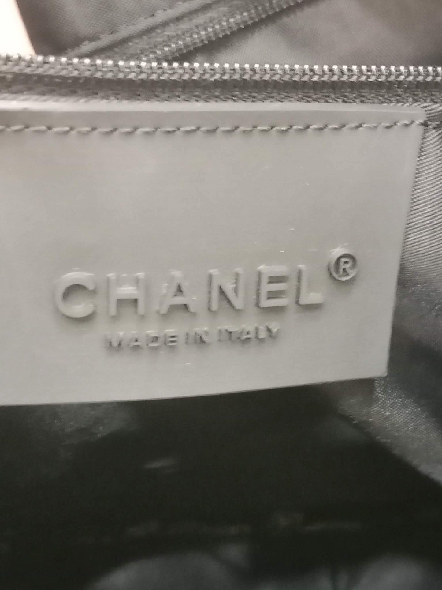 Chanel Sport Line Bag with Interlocking CC Logo Canvas Black/White