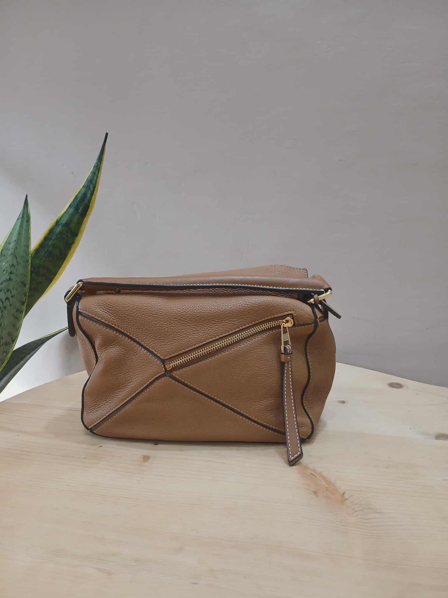 Loewe Puzzle Bag Brown Small