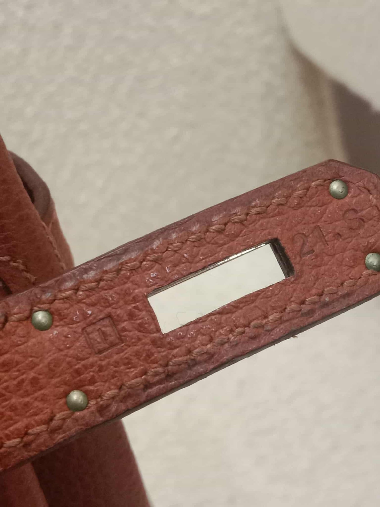 Hermes Birkin 30 Ardennes Noisette Stamp I Square 2005