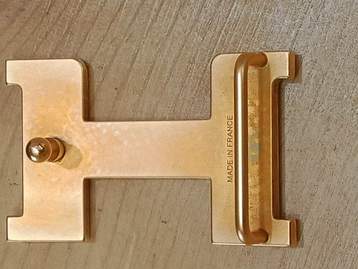 Hermes Mini Constance Reversible Belt Etoupe Stamp Z 2021