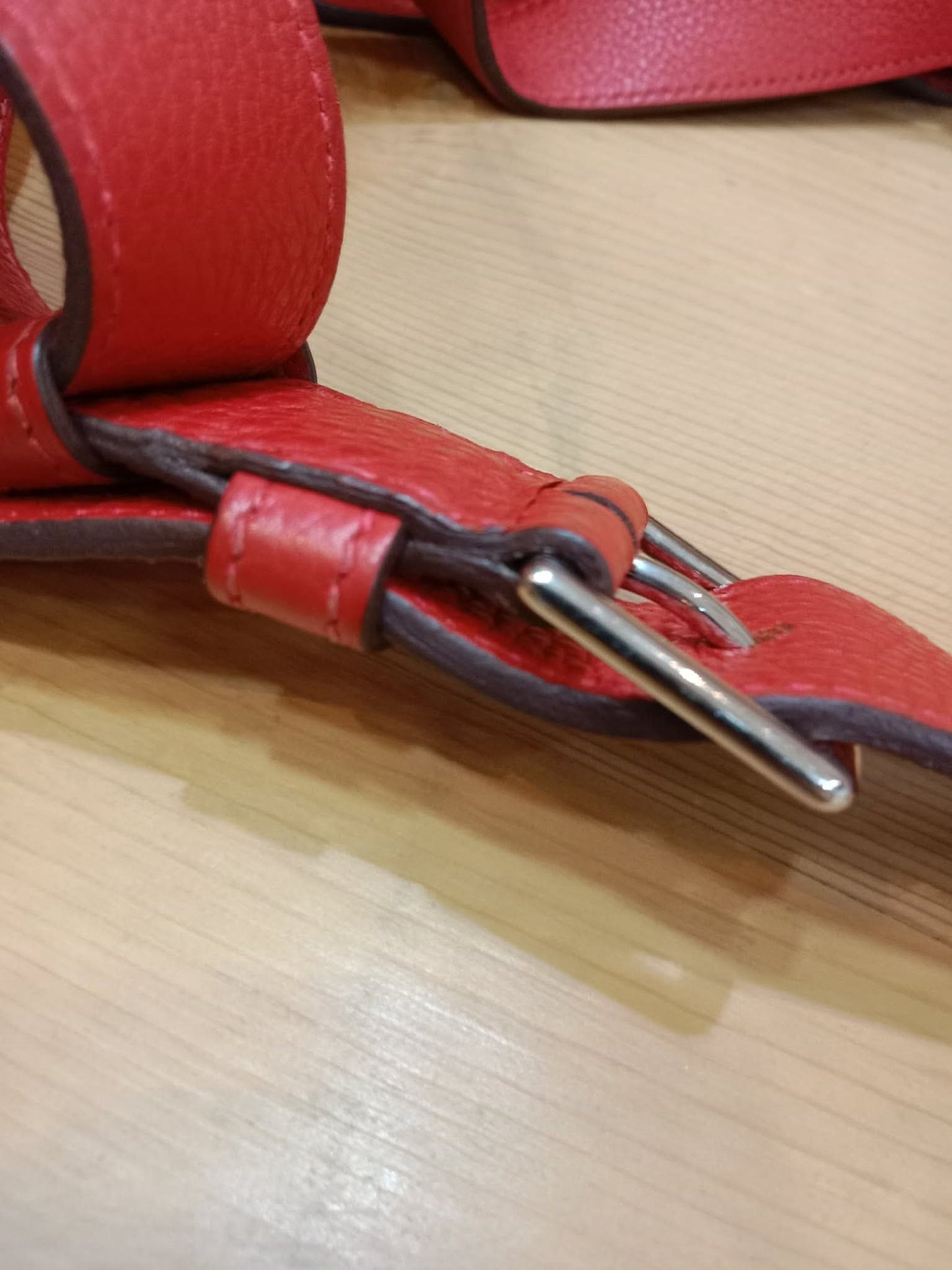 Hermes So Kelly 22 Togo Red Stamp R Square 2014