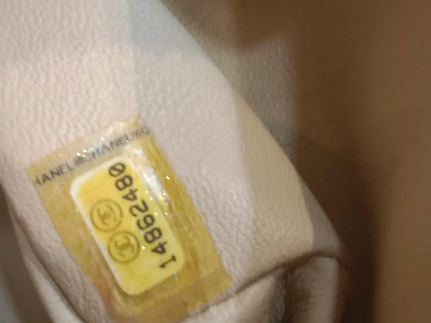 Chanel Classic Double Flap Medium Beige Caviar Series 14