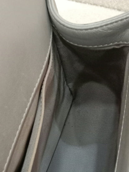 Chanel Le Boy Lambskin Old Medium Gray Series 20