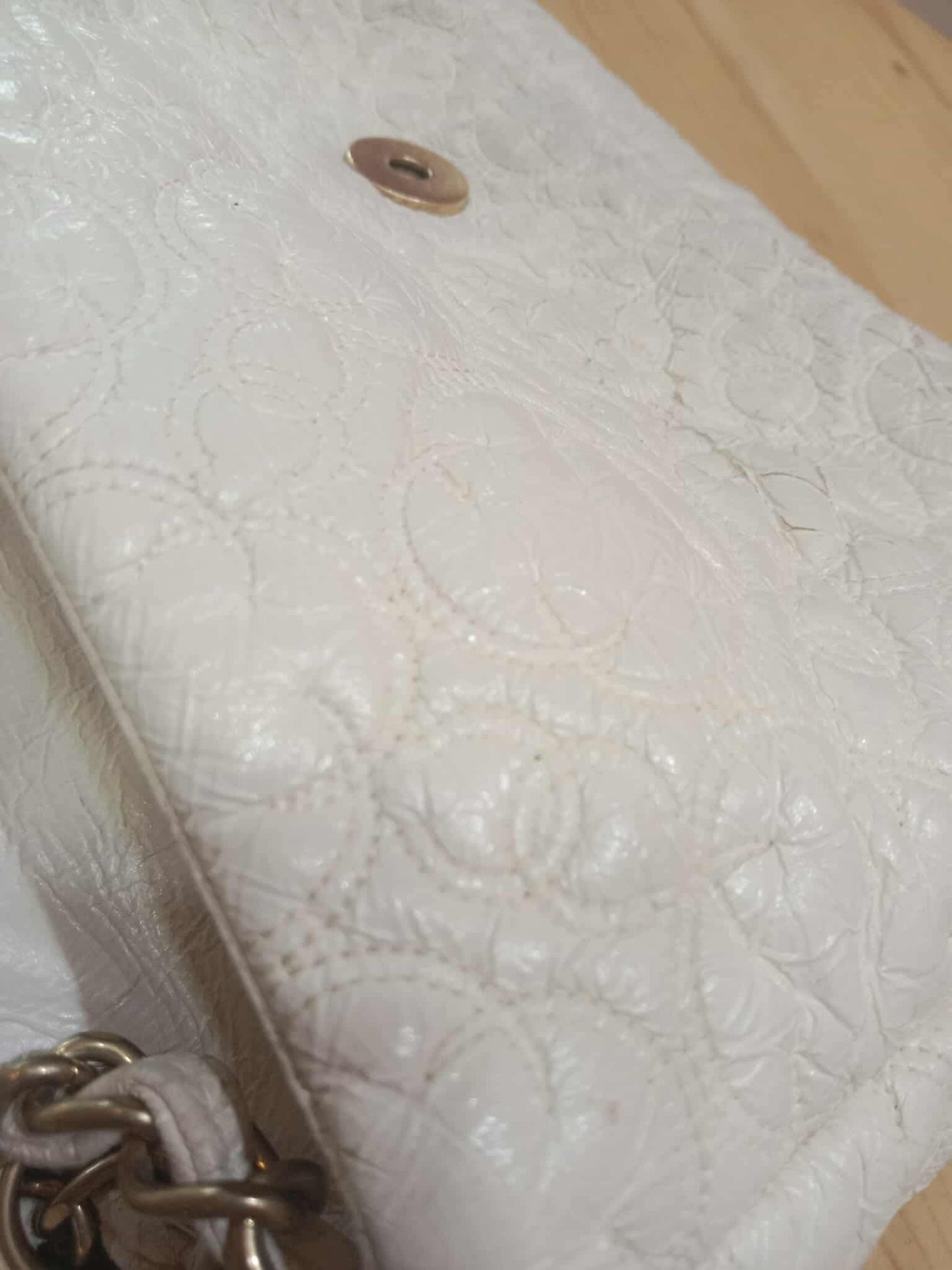 Chanel Rock in Moscow Flap Bag from the Pre-Fall Cream White Flap Bag Series 12
