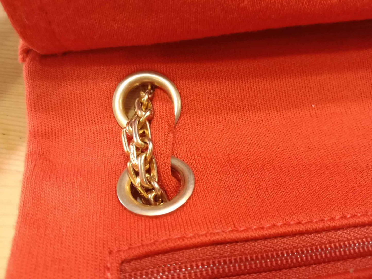 Chanel 2.55 Reissue Double Flap in Coral Jersey Fabric Series 11