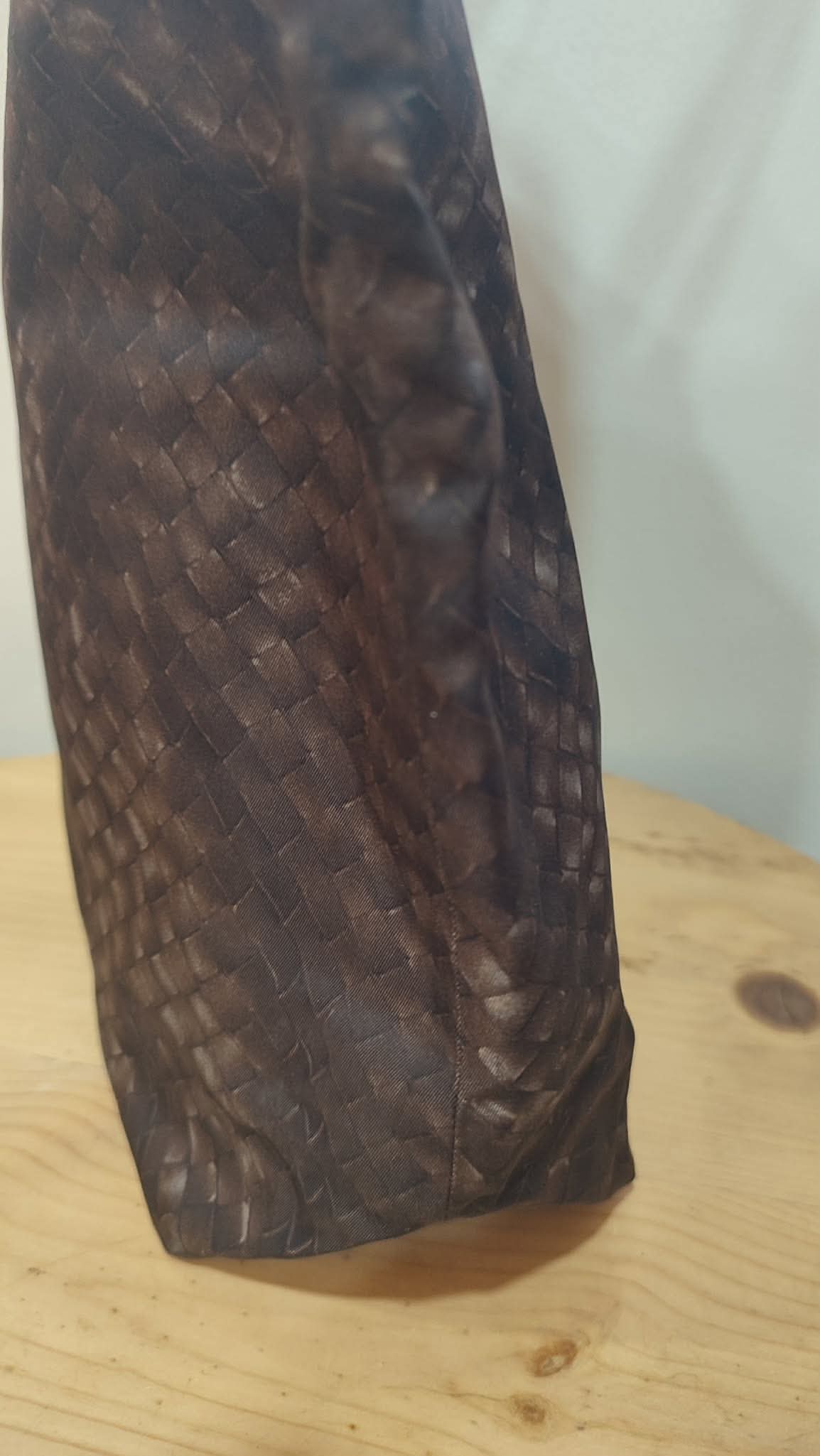 Bottega Veneta Nylon Tote Bag Brown