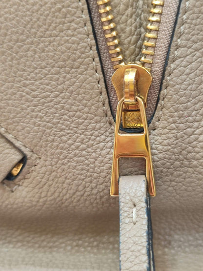 Loewe Hammock Bicolor Taupe/Brown Small Bag