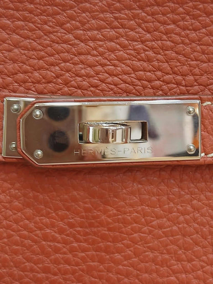 Hermes Jypserie 28 Clemence Rouge Venetian Stamp  P 2012