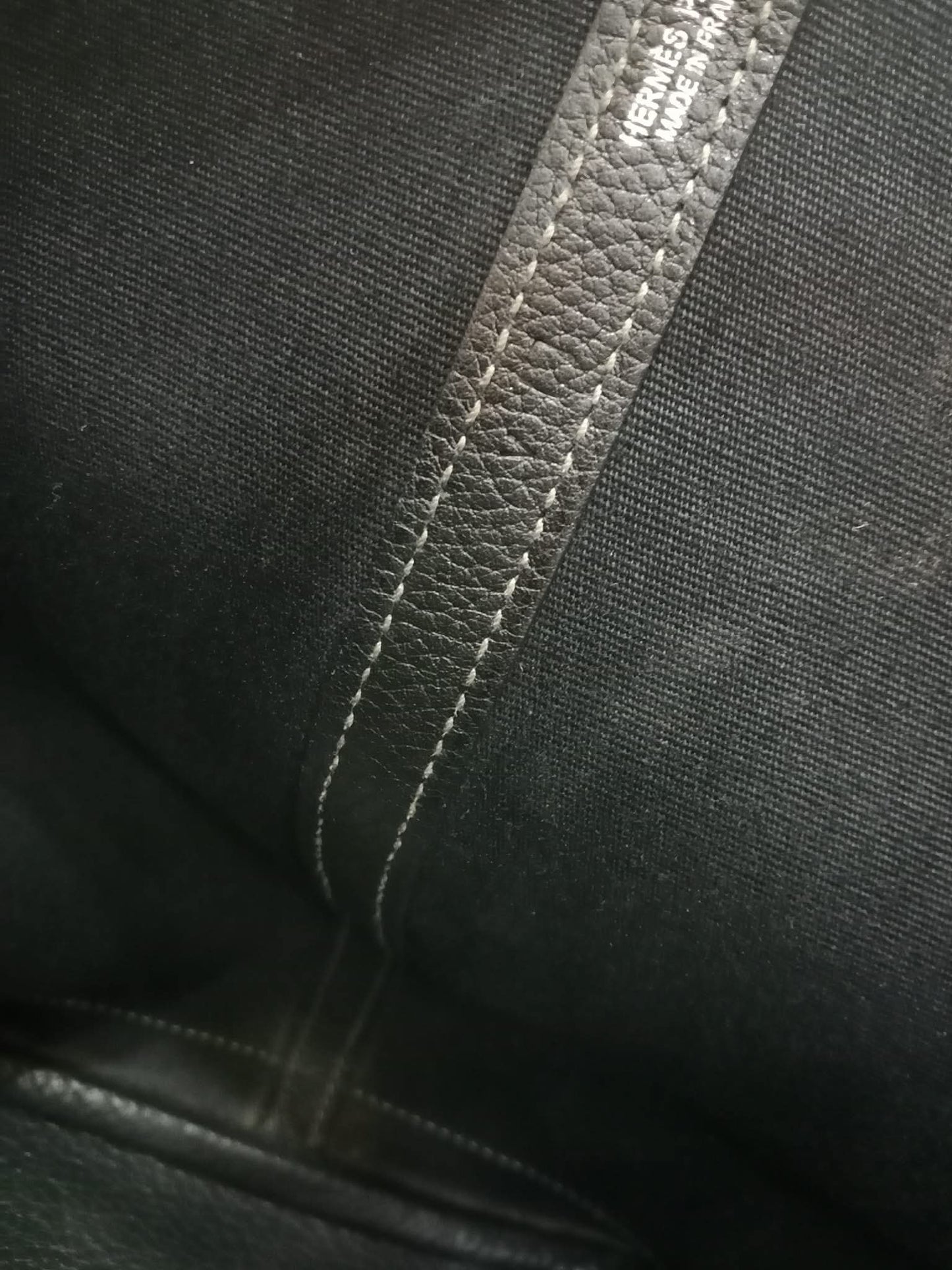 Hermes GPT 36 Canvas/Leather Black