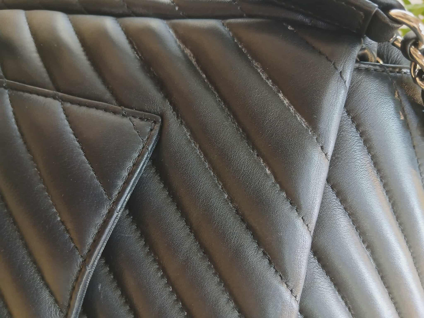 Chane Urban Spirit Backpack Chevron Lambskin Black Series 22