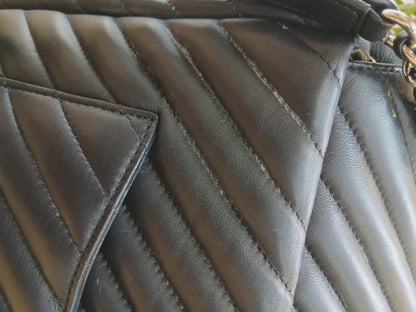 Chane Urban Spirit Backpack Chevron Lambskin Black Series 22