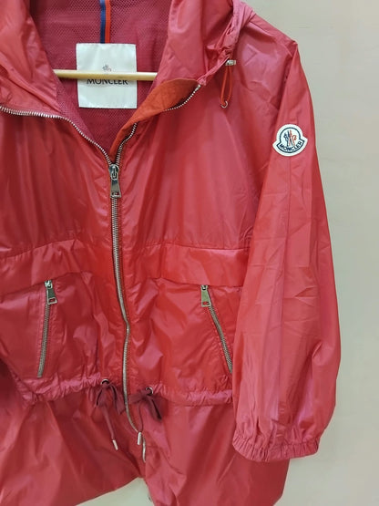 Moncler Sanve Pink Hooded Jacket Size 1