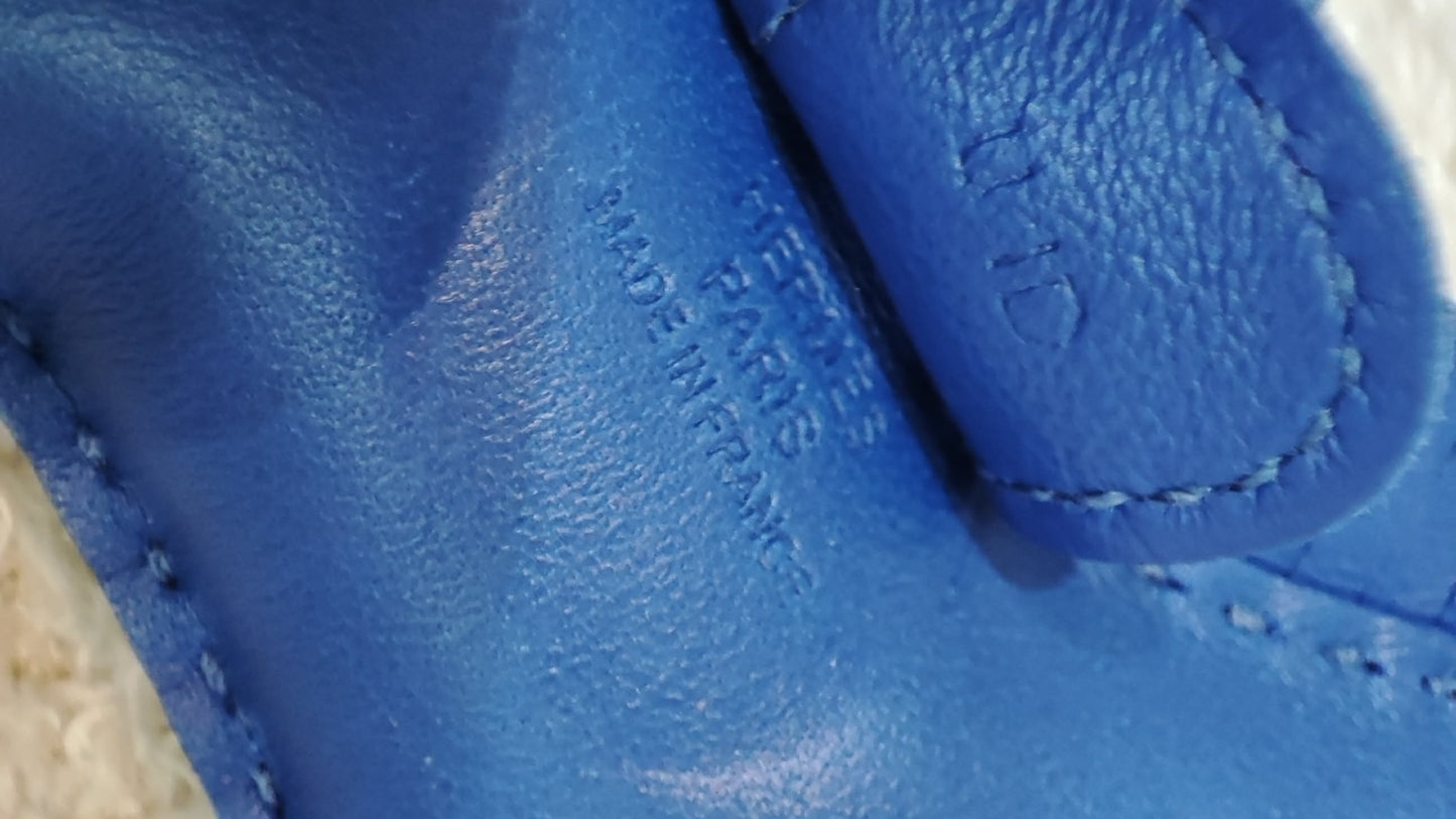 Hermes Rodeo Blue PM Stamp U 2022